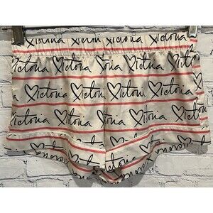 Victoria’s Secret Pajama Shorts Bottoms Satin Silky Feel Size XS